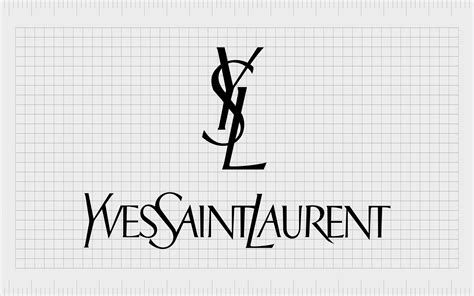 yves saint laurent logo font.